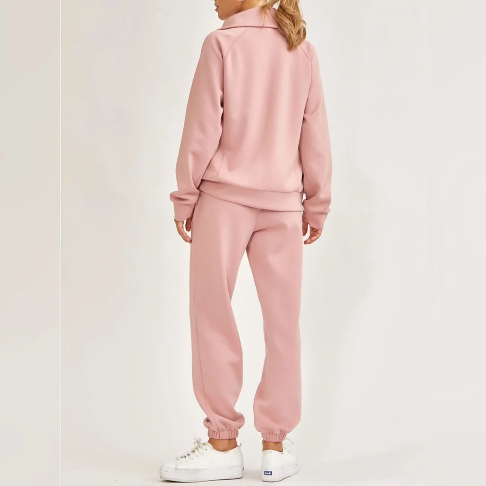 #61884 🛑XL Quarter Zip Pullover+Jogger Modal 2pc Set - Picture 13 of 13